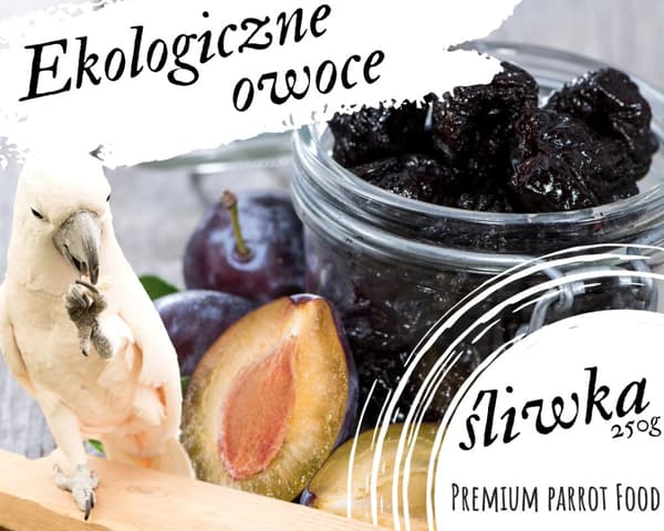 Premium papegøjefoder - Økologisk blomme - til alle papegøjer 250g