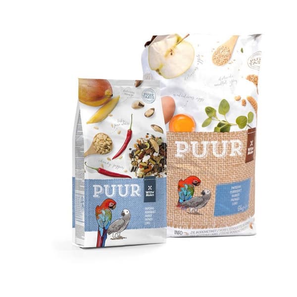 WITTE MOLEN PUUR PARROT 2kg | ruoka aroille, harmaille papukaijoille, amatsoneille ja muille suurille papukaijoille