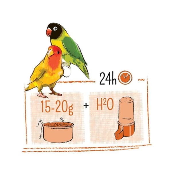 WITTE MOLEN PUUR LOVEBIRD 750g | rakastavaisille omistettu ruoka