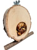 Miniatyrbild 3 av 7: Björkbord med frukt - för små och medelstora papegojor