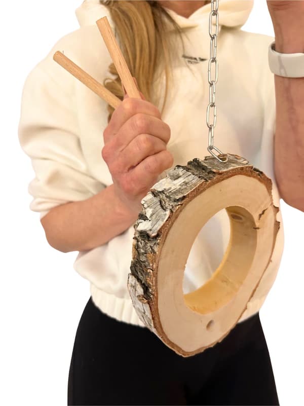 Pyöreä keinu orsilla - pienille papukaijoille