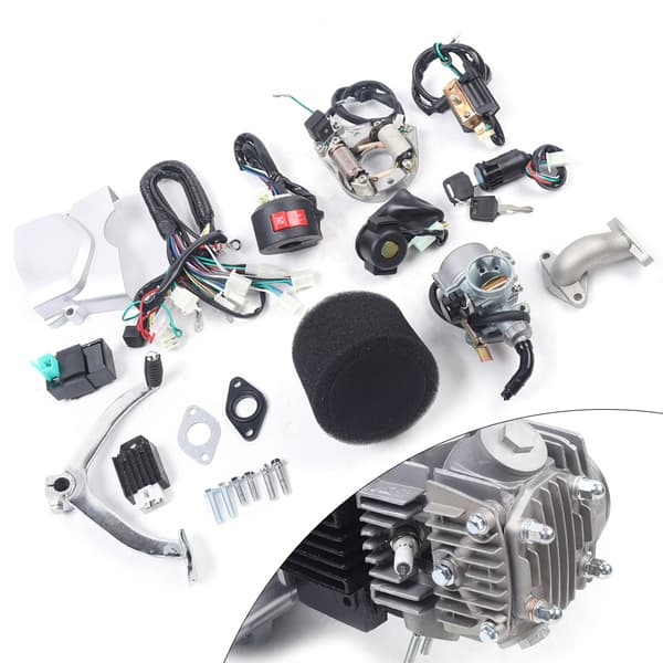 4-taktsmotor, 125CC slagvolumen, 5,5KW effektudgang, fremad-neutral-bagud transmission