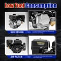 Miniatyrbillede 3 af 4: Benzinmotor, 7,5 HK effekt, 212 cc slagvolumen, elektrisk startmulighed