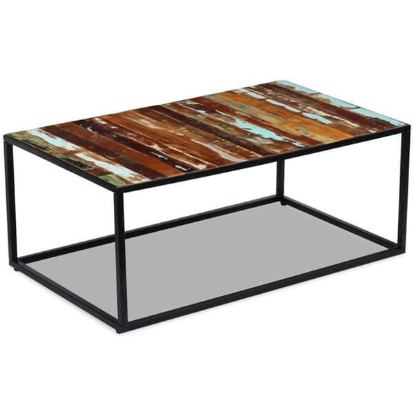 vidaXL sofabord 100x60x40 cm massivt genbrugstræ