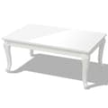 Miniatyrbilde 1 av 7: vidaXL Sofabord 100x60x42 cm høyglans hvit change2