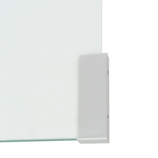 vidaXL Sohvapöytä karkaistu lasi 98x45x30 cm kirkas