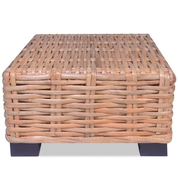 vidaXL Sofabord naturlig rotting 45x45x30 cm change2