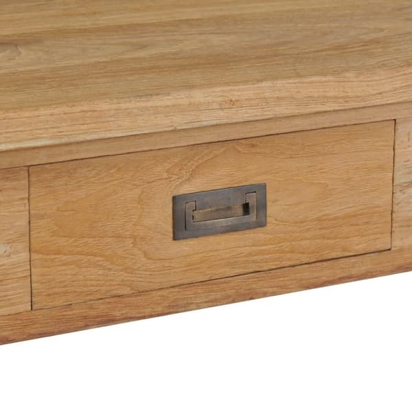 vidaXL sofabord 100x60x35 cm massivt teaktræ