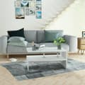 Miniatyrbillede 3 af 8: vidaXL sofabord 90x59x42 cm konstrueret træ hvid