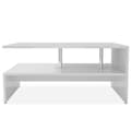 Miniatyrbillede 4 af 8: vidaXL sofabord 90x59x42 cm konstrueret træ hvid