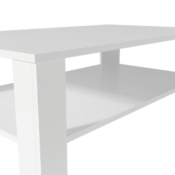 vidaXL sofabord 100x59x42 cm konstrueret træ hvid