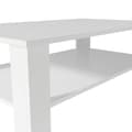 Miniatyrbillede 5 af 8: vidaXL sofabord 100x59x42 cm konstrueret træ hvid