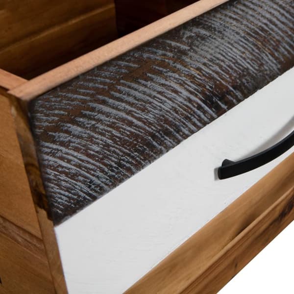 vidaXL sofabord massivt akacietræ 90 x 50 x 37,5 cm