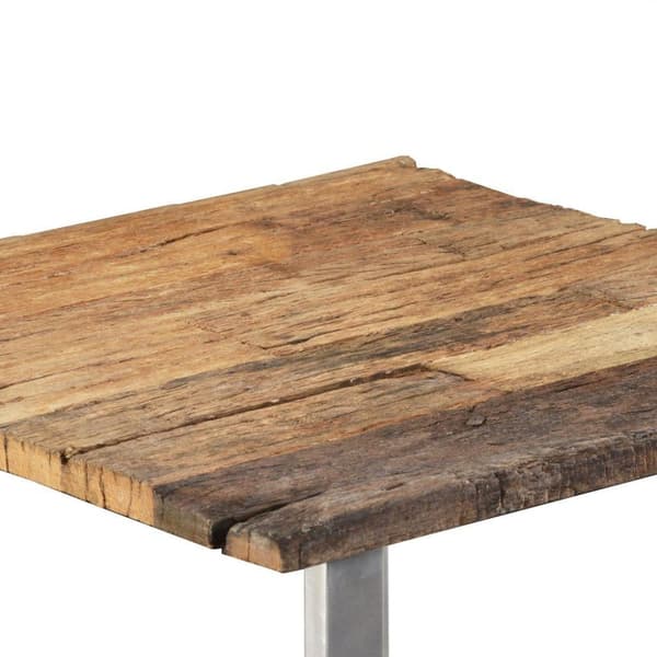 vidaXL Sofabord gjenvunnet heltre 55x55x40 cm change2
