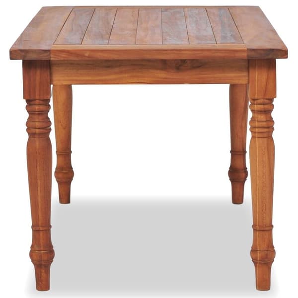 vidaXL Batavia-soffbord teakträ 90x50x45 cm