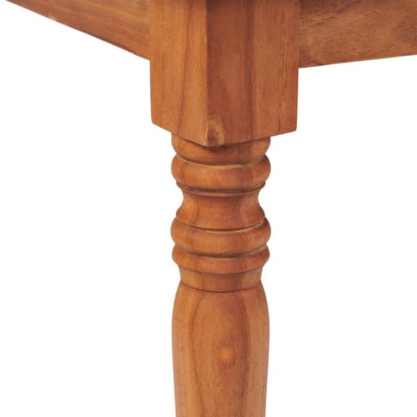 vidaXL Batavia-soffbord teakträ 90x50x45 cm