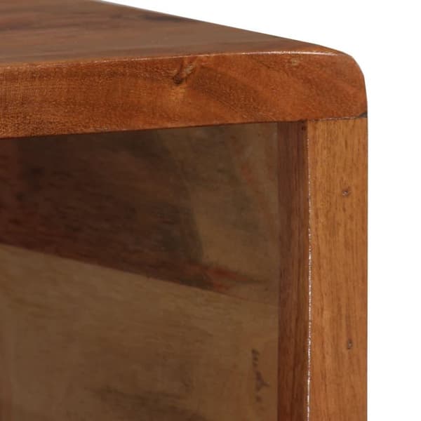 vidaXL Sofabord heltre med utskåret skuff 100x50x40 cm change2