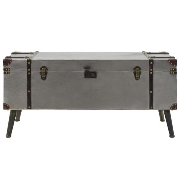 vidaXL sofabord MDF og aluminium 102 x 51 x 47,5 cm