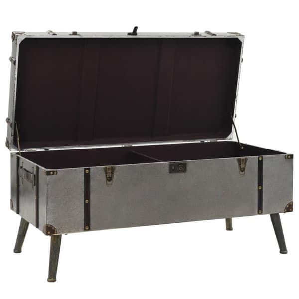 vidaXL sofabord MDF og aluminium 102 x 51 x 47,5 cm