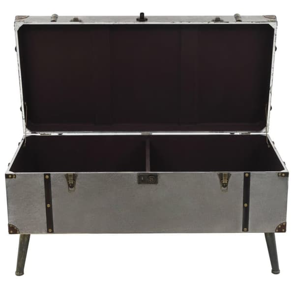 vidaXL sofabord MDF og aluminium 102 x 51 x 47,5 cm