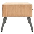 Miniatyrbillede 5 af 9: vidaXL sofabord massivt grantræ 115 x 55 x 50 cm