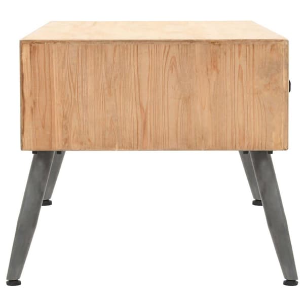 vidaXL sofabord massivt grantræ 115 x 55 x 50 cm