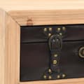 Miniatyrbillede 2 af 9: vidaXL sofabord massivt grantræ 115 x 55 x 50 cm