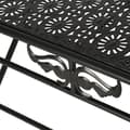 Miniatyrbillede 6 af 8: vidaXL foldbart sofabord i vintagestil metal 100 x 50 x 45 cm sort