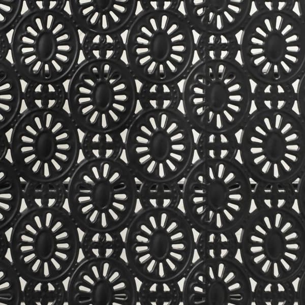 vidaXL foldbart sofabord i vintagestil metal 100 x 50 x 45 cm sort