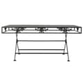 Miniatyrbillede 2 af 8: vidaXL foldbart sofabord i vintagestil metal 100 x 50 x 45 cm sort
