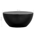Miniatyrbillede 8 af 8: vidaXL sofabord hamret aluminium 70 x 30 cm sort