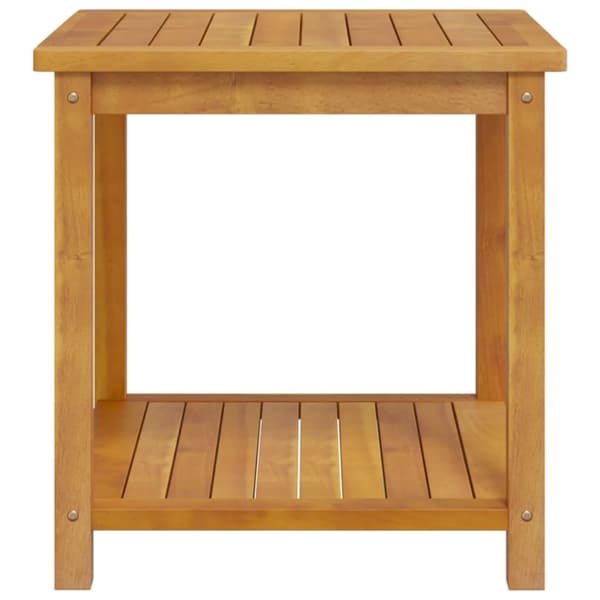 vidaXL Sidebord heltre akasie 45x45x45 cm