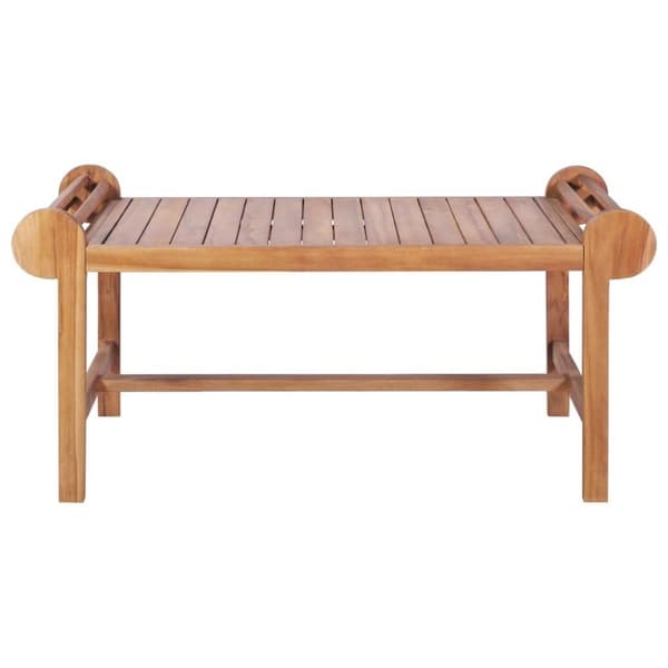 vidaXL Soffbord 100x50x45 cm massiv teak