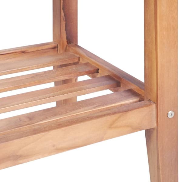 vidaXL Sofabord 40x40x50 cm firkantet heltre teak change2