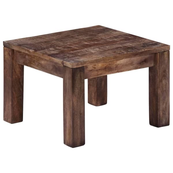 vidaXL sofabord massivt mangotræ 50 x 50 x 35 cm