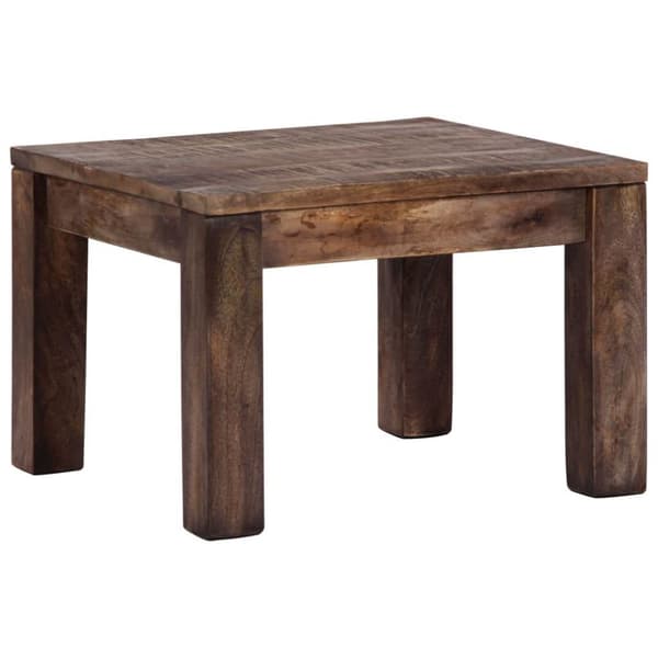 vidaXL sofabord massivt mangotræ 50 x 50 x 35 cm