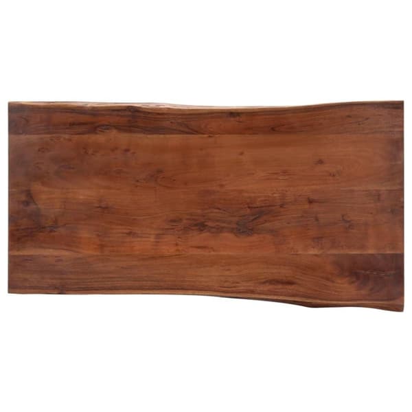 vidaXL Soffbord med levande kanter 115x60x40 cm massivt akaciaträ