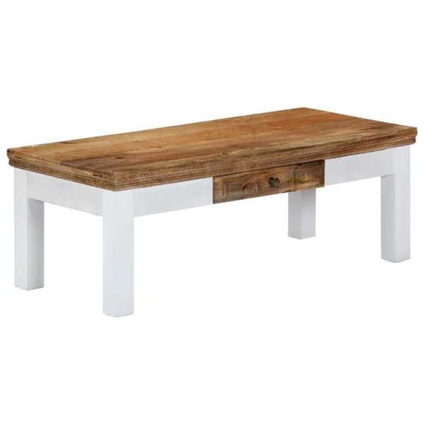 vidaXL sofabord 110 x 50 x 40 cm massivt mangotræ