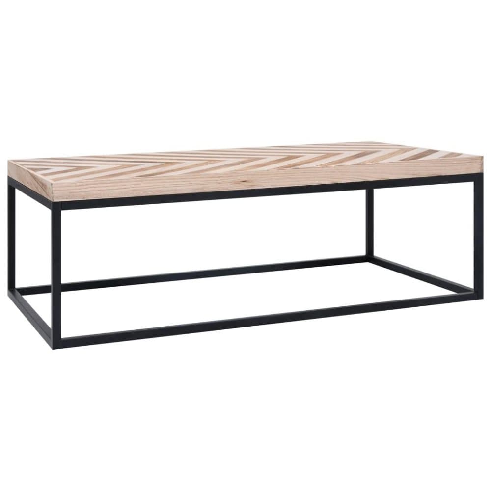 vidaXL Soffbord 110x60x37 cm massivt trä