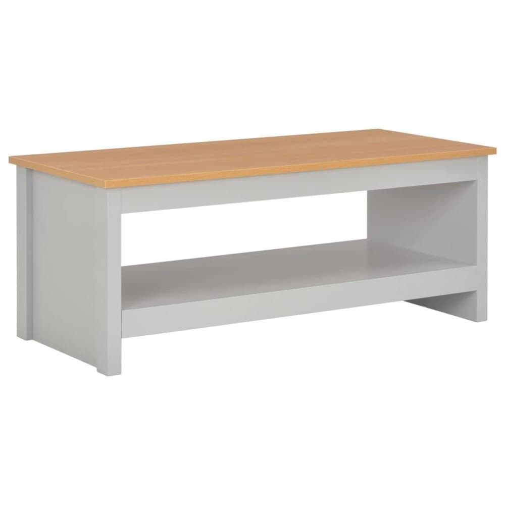 vidaXL Soffbord grå 105x47x42 cm