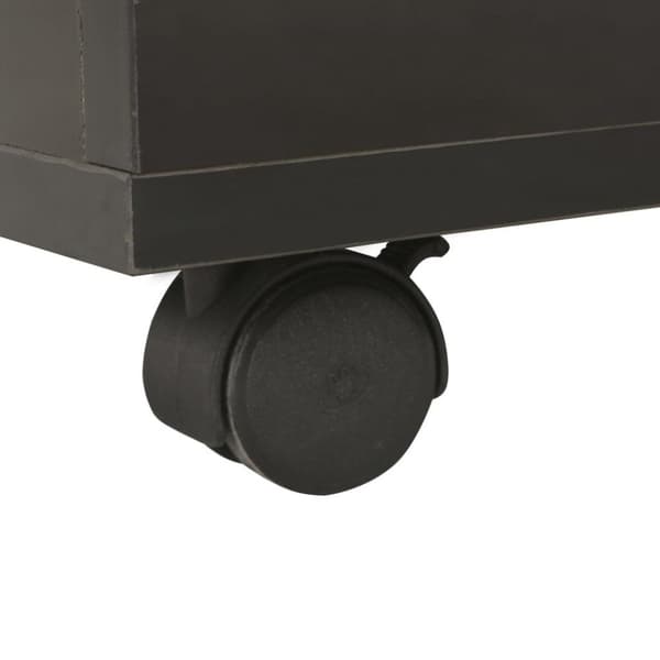 vidaXL Sofabord høyglans svart 60x60x35 cm konstruert tre change2