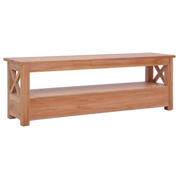 vidaXL sofabord 100 x 55 x 46 cm massivt mahognitræ