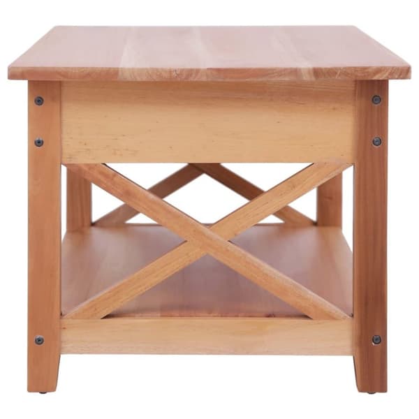 vidaXL sofabord 100 x 55 x 46 cm massivt mahognitræ