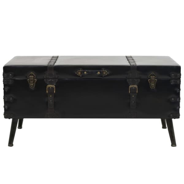 vidaXL sofabord MDF og stål 102 x 51 x 48 cm