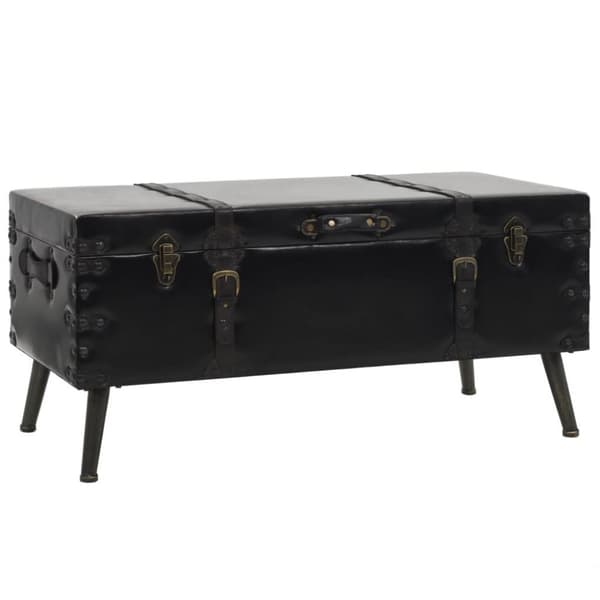 vidaXL sofabord MDF og stål 102 x 51 x 48 cm
