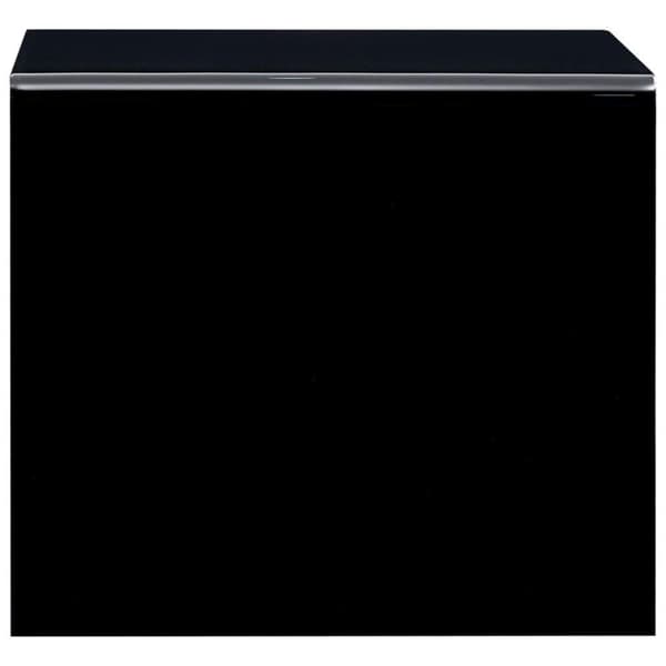 vidaXL sofabord 50 x 50 x 45 cm hærdet glas transparent
