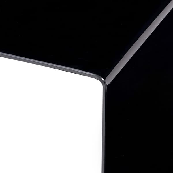 vidaXL sofabord 50 x 50 x 45 cm hærdet glas transparent