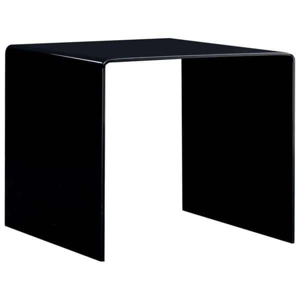 vidaXL sofabord 50 x 50 x 45 cm hærdet glas transparent