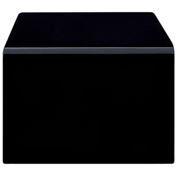 vidaXL sofabord 98 x 45 x 31 cm hærdet glas sort