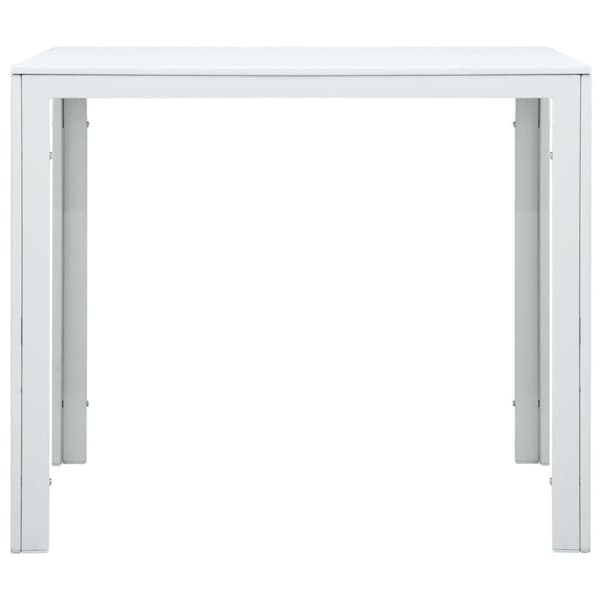 vidaXL Sofabord hvit 78x78x74 cm HDPE treutseende change2